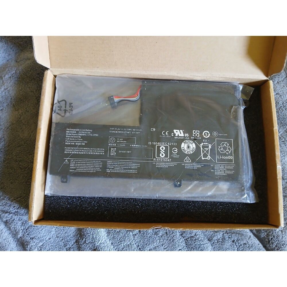 L15L3PB0 Laptop Battery 11.4V 4610mAh 52.5Wh for Lenovo Flex IdeaPad Yoga